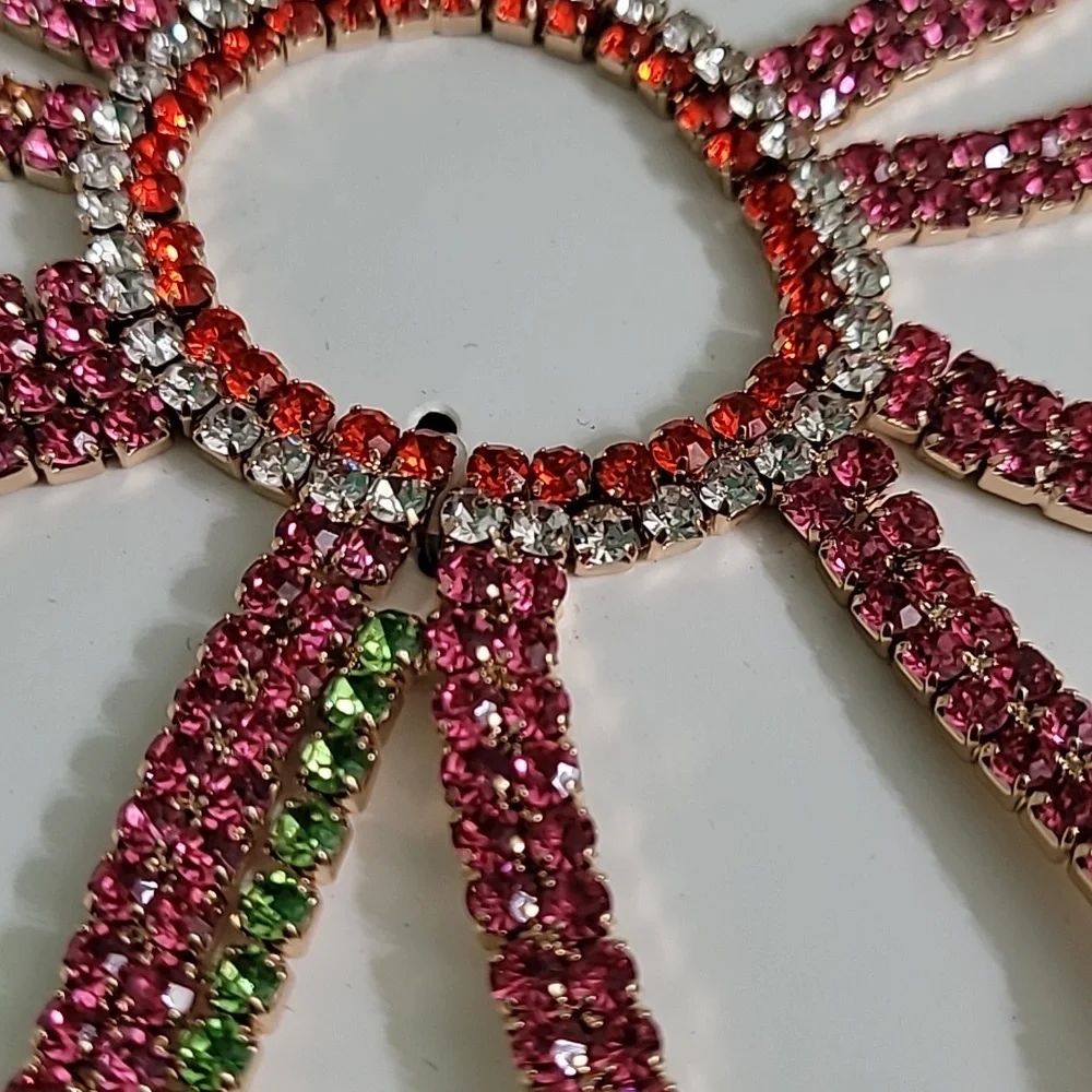 ZARA Multicolor Floral Necklace - Picture 7 of 14